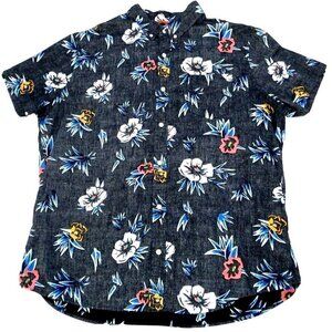 URBAN PIPELINE Maxflex gray multicolor Hawaiian shirt men's size XXL NEW NO TAGS